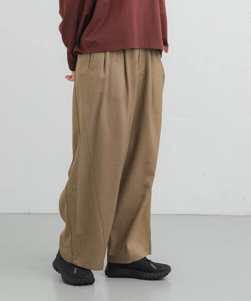 EKAL(エカル)の「タックカーブラインパンツ(その他パンツ・レディース・ブラック/グレー/キャメル・ONE)」の15枚目の写真