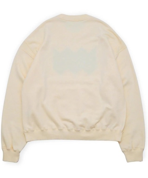 MATSUFUJI(マツフジ)の「【MATSUFUJI】 Beads Embroidery Sweat Shirt(スウェット・メンズ・オフホワイト/オリーブ/ブラック・3)」の5枚目の写真