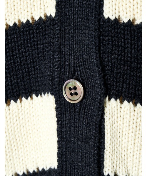 RUMCHE（ラムシェ）の「Bond Yarn Cardigan / ボンドヤーンカーディガン（カーディガン/ボレロ・レディース・ホワイト×ブラック/ブラック・FREE）」の8枚目の写真