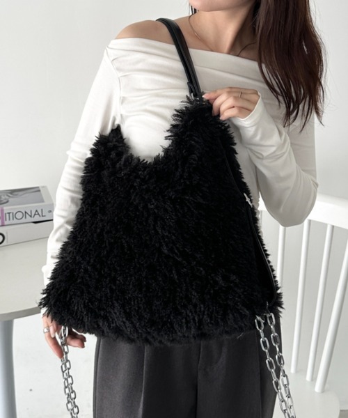 セール】2wayプードルファーバッグ（ショルダーバッグ）｜CLEA（クレア