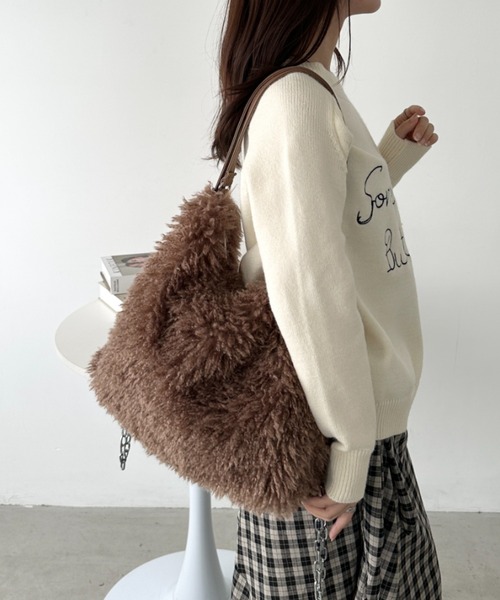 セール】2wayプードルファーバッグ（ショルダーバッグ）｜CLEA（クレア