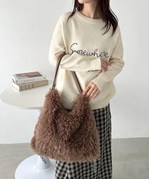 セール】2wayプードルファーバッグ（ショルダーバッグ）｜CLEA（クレア