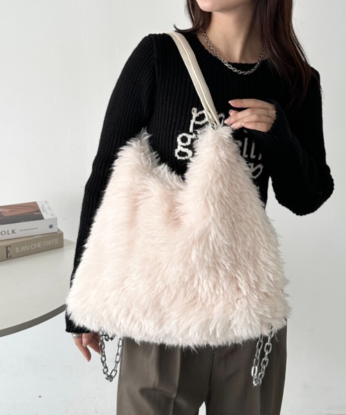 セール】2wayプードルファーバッグ（ショルダーバッグ）｜CLEA（クレア