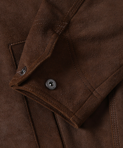 セール】Schott / ショット 別注 スエード カバーオール（ライダース