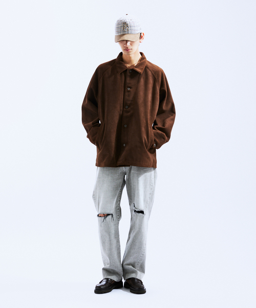 Schott / ショット 別注 スエード カバーオール（ライダースジャケット