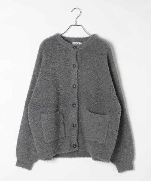 LEPSIM（レプシィム）の「ポケカーディガン＊フレアスカート《2点セット》　587862（スカート・レディース・モカ/ブラック/チャコールグレー・FREE）」の5枚目の写真