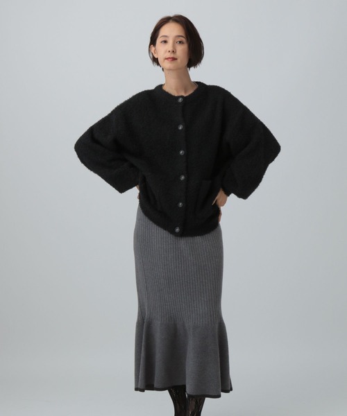 LEPSIM（レプシィム）の「ポケカーディガン＊フレアスカート《2点セット》　587862（スカート・レディース・モカ/ブラック/チャコールグレー・FREE）」の22枚目の写真
