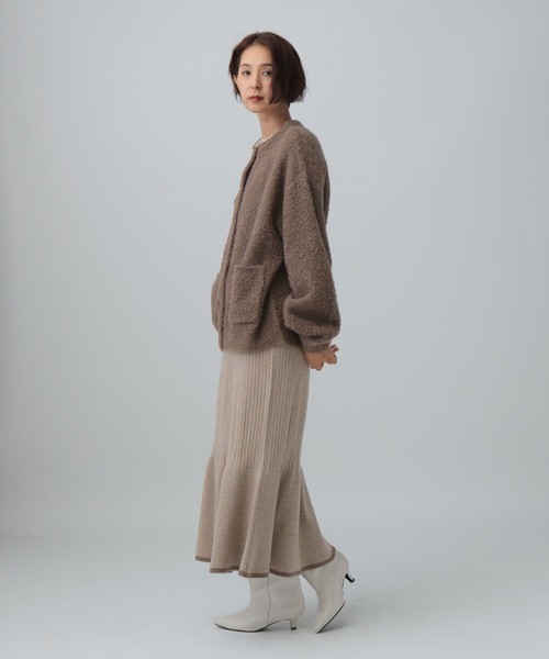 LEPSIM（レプシィム）の「ポケカーディガン＊フレアスカート《2点セット》　587862（スカート・レディース・モカ/ブラック/チャコールグレー・FREE）」の21枚目の写真