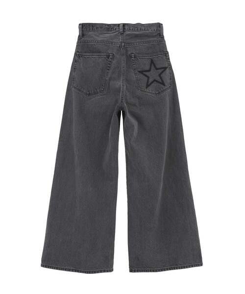 CONVERSE TOKYO（コンバーストウキョウ）の「【KURO】WIDE DENIM PANTS / GREY（デニムパンツ・レディース・チャコールグレー・SMALL/LARGE/MEDIUM）」の14枚目の写真