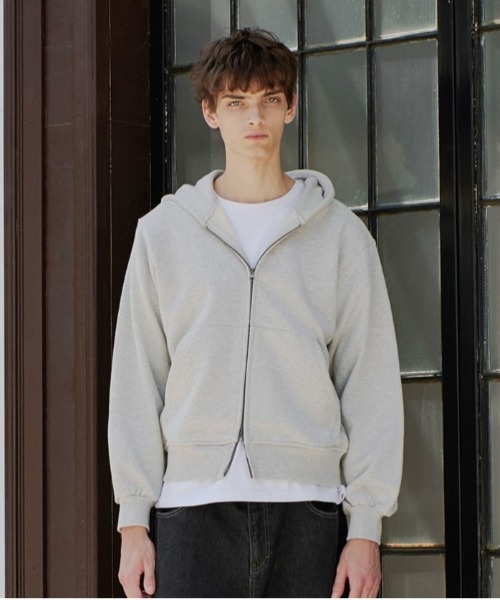 heavyweight cropped zip hoodie/ヘビーウェイトクロップドジップ
