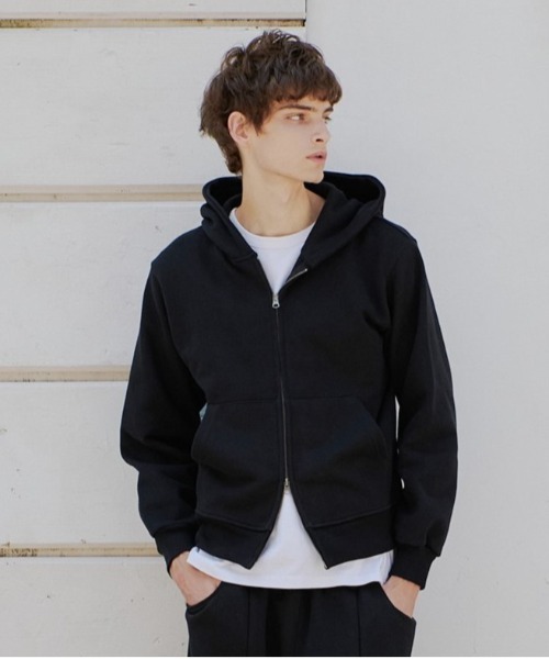 heavyweight cropped zip hoodie/ヘビーウェイトクロップド