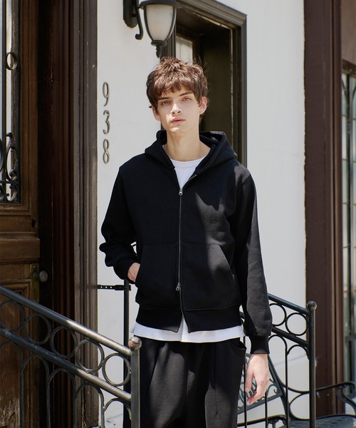 heavyweight cropped zip hoodie/ヘビーウェイトクロップドジップ