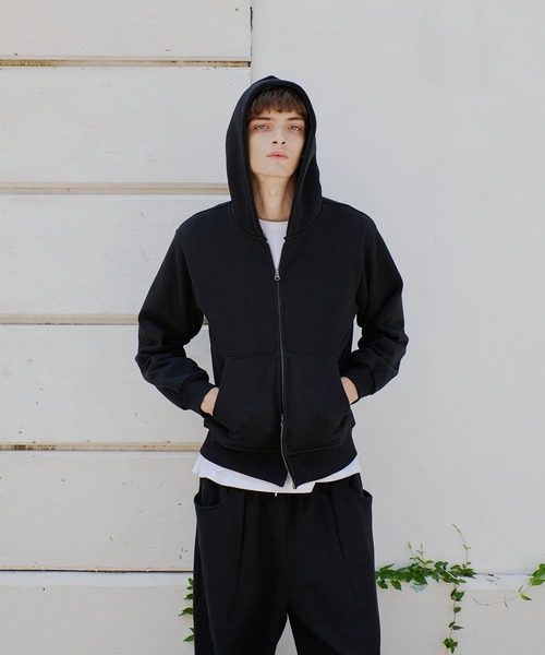 heavyweight cropped zip hoodie/ヘビーウェイトクロップドジップ