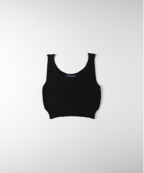 Right-on（ライトオン）の「【HONEYSUCKLE ROSE】ニットビスチェ（ベスト・レディース・オフホワイト/グレー/ブラック・M/L）」の3枚目の写真