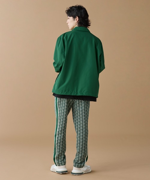 セール】撥水 リバーシブルコーチジャケット 無地×総柄（ブルゾン