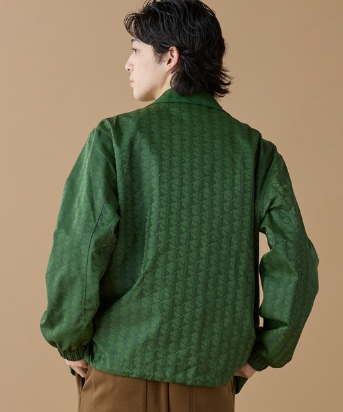 撥水 リバーシブルコーチジャケット 無地×総柄（ブルゾン）｜LACOSTE