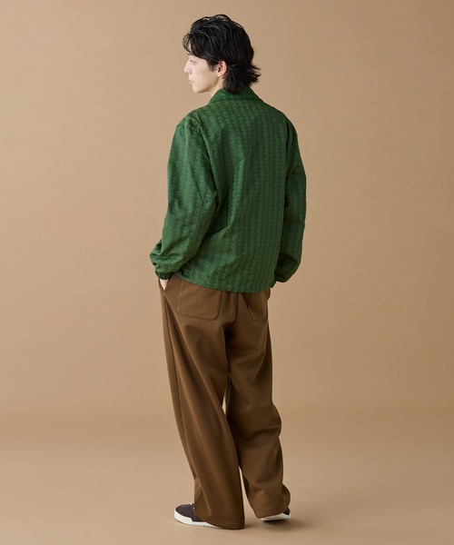 LACOSTE（ラコステ）の「撥水 リバーシブルコーチジャケット 無地×総柄（ブルゾン・メンズ・グリーン/ベージュ・46/48/50/52）」の13枚目の写真