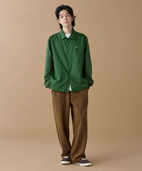 セール】撥水 リバーシブルコーチジャケット 無地×総柄（ブルゾン