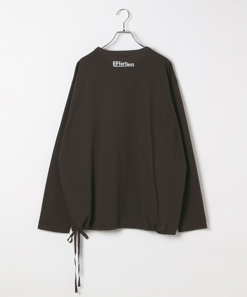 BAYFLOW（ベイフロー）の「【EF(エフ)】ブラウジングロングスリーブTEE（MEN）（Tシャツ/カットソー・メンズ・ホワイト/ブラウン/ブラック・MEDIUM/LARGE）」の12枚目の写真