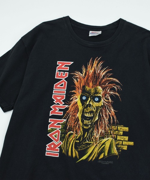 LABORATORY R(ラボラトリーアール)の「【USED】Y2K Hanes “IRON MAIDEN” バンド Tシャツ(Tシャツ/カットソー・メンズ・ブラック・LARGE)」の2枚目の写真
