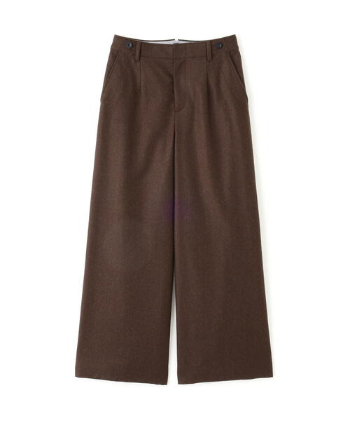 human woman（ヒューマンウーマン）の「◆【5サイズ展開/ウォッシャブル】ライトフラノウォッシャブルセミワイドパンツ（その他パンツ・レディース・ネイビー/ブラウン/グレー・SMALL/MEDIUM/LARGE/X-LARGE/X-SMALL）」の17枚目の写真