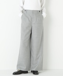 ア*ク様 HUMAN MADE グレー ワイドパンツ セール】◇【2サイズ展開】プレーティング天竺タックセミワイドパンツ