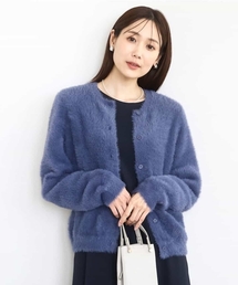 MK MICHEL KLEIN | フェザーニットカーディガン/洗える(カーディガン/ボレロ)