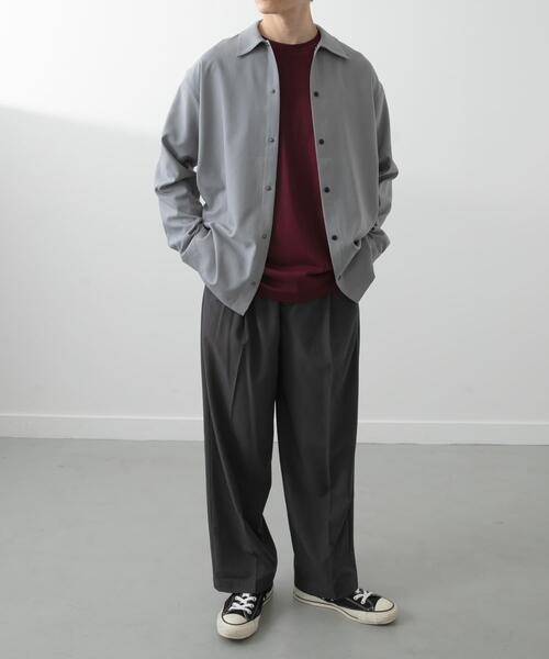 ITEMS URBANRESEARCH(アイテムズ アーバンリサーチ)の「2wayストレッチロングスリーブスナップシャツ(シャツ/ブラウス・メンズ・チャコールグレー/ネイビー/グレー/オリーブ・MEDIUM/LARGE)」の9枚目の写真