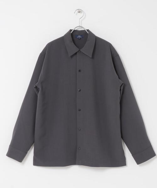 ITEMS URBANRESEARCH(アイテムズ アーバンリサーチ)の「2wayストレッチロングスリーブスナップシャツ(シャツ/ブラウス・メンズ・チャコールグレー/ネイビー/グレー/オリーブ・MEDIUM/LARGE)」の16枚目の写真