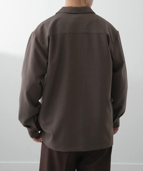 ITEMS URBANRESEARCH(アイテムズ アーバンリサーチ)の「2wayストレッチロングスリーブスナップシャツ(シャツ/ブラウス・メンズ・チャコールグレー/ネイビー/グレー/オリーブ・MEDIUM/LARGE)」の19枚目の写真