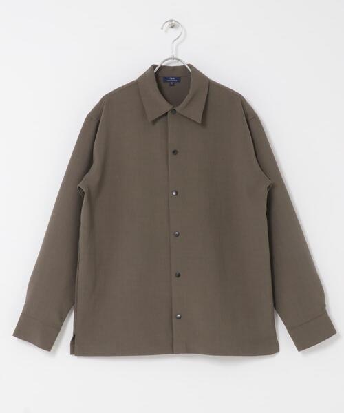 ITEMS URBANRESEARCH(アイテムズ アーバンリサーチ)の「2wayストレッチロングスリーブスナップシャツ(シャツ/ブラウス・メンズ・チャコールグレー/ネイビー/グレー/オリーブ・MEDIUM/LARGE)」の16枚目の写真