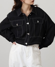 je crois soi ステッチ　シャツ