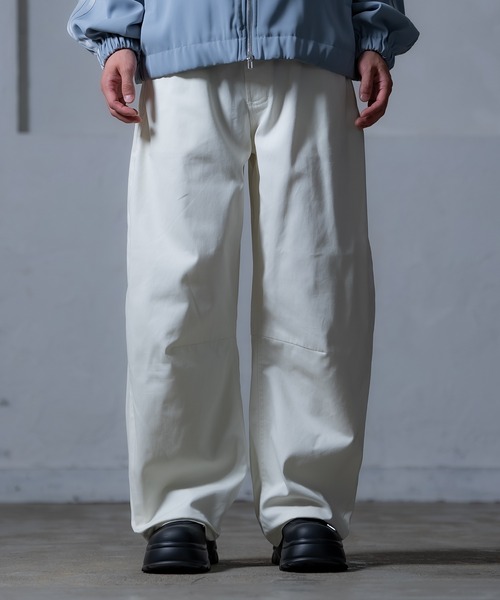 improves（インプローブス）の「チノ カーブパンツ（チノパンツ・メンズ・グレー/ベージュ/ネイビー/チャコール/ホワイト/ブラック/カーキ・LARGE/MEDIUM/X-LARGE）」の2枚目の写真