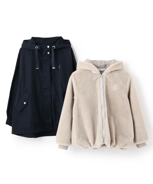 はっ水】3WAYマウンテンパーカ（マウンテンパーカー）｜pom ponette