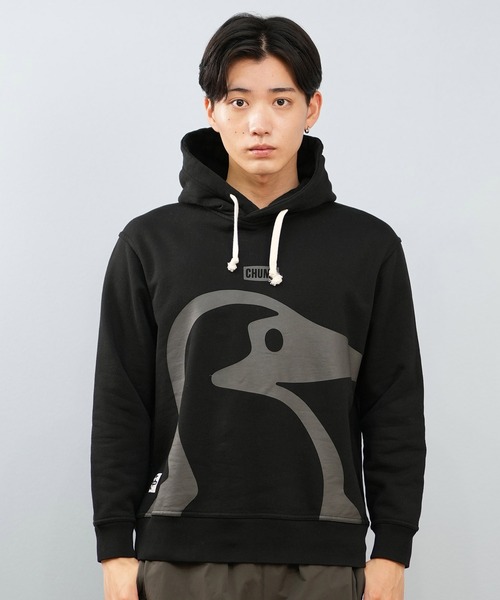 CHUMS（チャムス）の「CHUMS/チャムス パーカー/プルオーバー フロントプリント CH00-1526（パーカー・メンズ・ブラック/ヘザーグレー/マルチ・M/L/XL/2XL）」の6枚目の写真