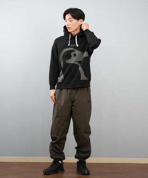 CHUMS（チャムス）の「CHUMS/チャムス パーカー/プルオーバー フロントプリント CH00-1526（パーカー・メンズ・ブラック/ヘザーグレー/マルチ・M/L/XL/2XL）」の18枚目の写真