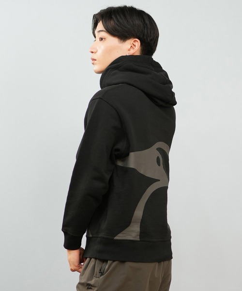 CHUMS（チャムス）の「CHUMS/チャムス パーカー/プルオーバー フロントプリント CH00-1526（パーカー・メンズ・ブラック/ヘザーグレー/マルチ・M/L/XL/2XL）」の13枚目の写真