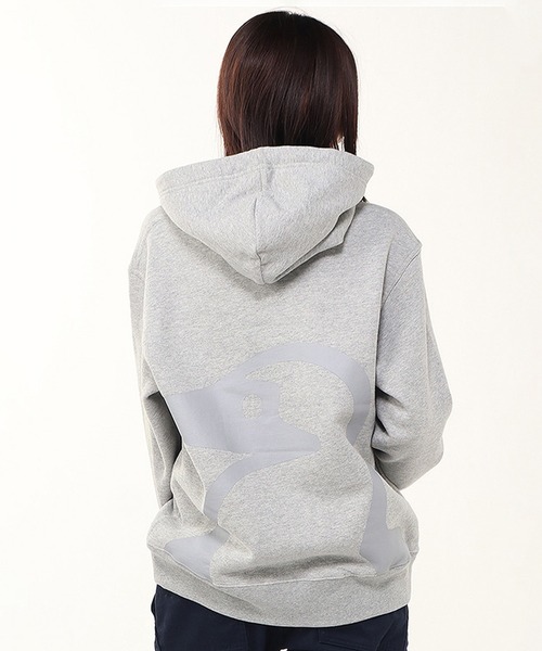 CHUMS（チャムス）の「CHUMS/チャムス パーカー/プルオーバー フロントプリント CH00-1526（パーカー・メンズ・ブラック/ヘザーグレー/マルチ・M/L/XL/2XL）」の5枚目の写真