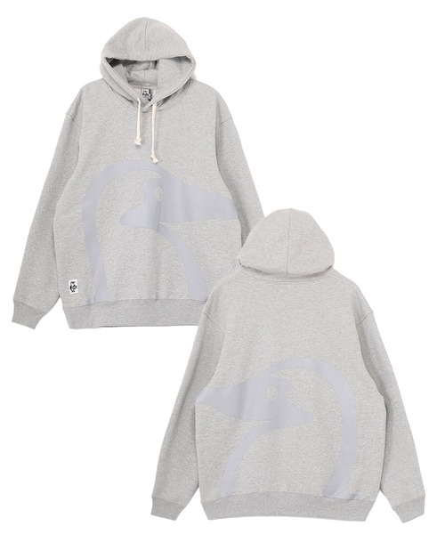 CHUMS（チャムス）の「CHUMS/チャムス パーカー/プルオーバー フロントプリント CH00-1526（パーカー・メンズ・ブラック/ヘザーグレー/マルチ・M/L/XL/2XL）」の12枚目の写真