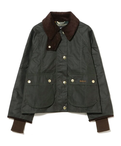 Barbour / BEADNELL クロップド ワックス ジャケット ブルゾン
