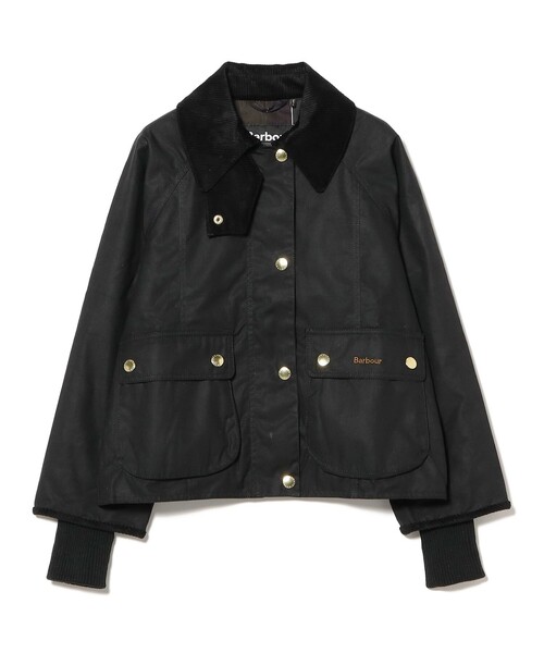 Barbour / BEADNELL クロップド ワックス ジャケット ブルゾン