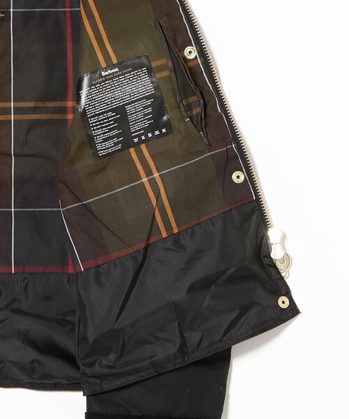 Barbour　エンデュランス　ワックス　復刻　ブルゾン　フード付　金ジップ Barbour バブアー WAXED COTTON HOOD ワックスドコットンフード