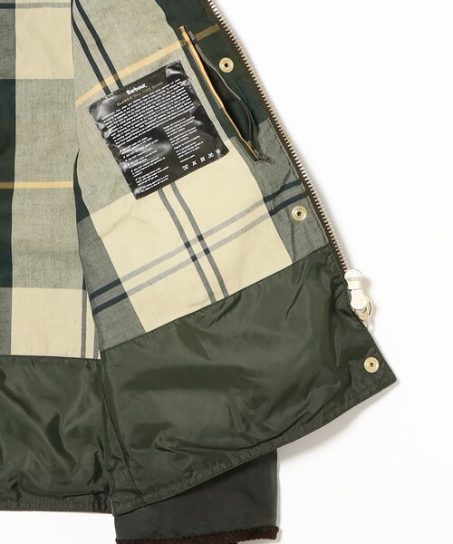 Barbour / BEADNELL クロップド ワックス ジャケット ブルゾン