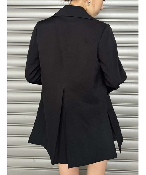 EGOIST(エゴイスト)の「フレアスリーブシングルジャケット(セットアップ・レディース・ブラック/ブラウン・M/S)」の10枚目の写真