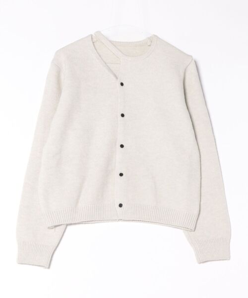 Lace Ladies(レースレディース)の「クルーネック オープンカット デザイン ニット プルオーバー(ニット/セーター・レディース・アイボリー/ベージュ/グレー・FREE)」の22枚目の写真
