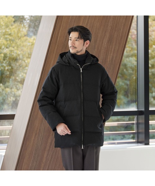 WEB限定 WARDROBE SMART】LANATEC 2WAY ダウンジャケット（ダウン