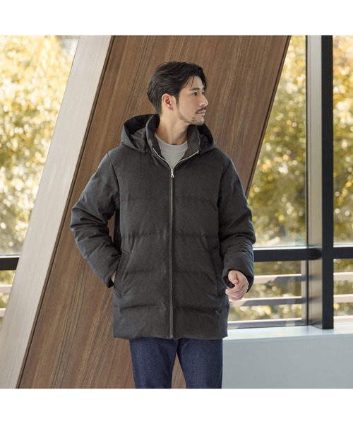 WEB限定 WARDROBE SMART】LANATEC 2WAY ダウンジャケット（ダウン