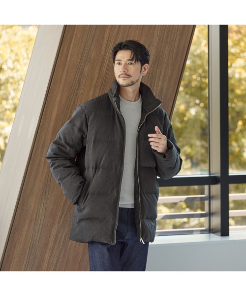 WEB限定 WARDROBE SMART】LANATEC 2WAY ダウンジャケット（ダウン