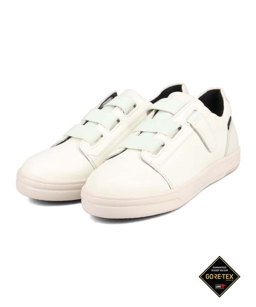 madras Walk(マドラスウォーク)の「【GORE-TEX】マドラスウォーク madras Walk より足馴染みの良い革にグレードアップ ベルテッドスニーカー MWL1027(スニーカー・レディース・グレー/ブラック/ホワイト/ベージュ・22.5cm/23cm/23.5cm/24cm/24.5cm)」の2枚目の写真