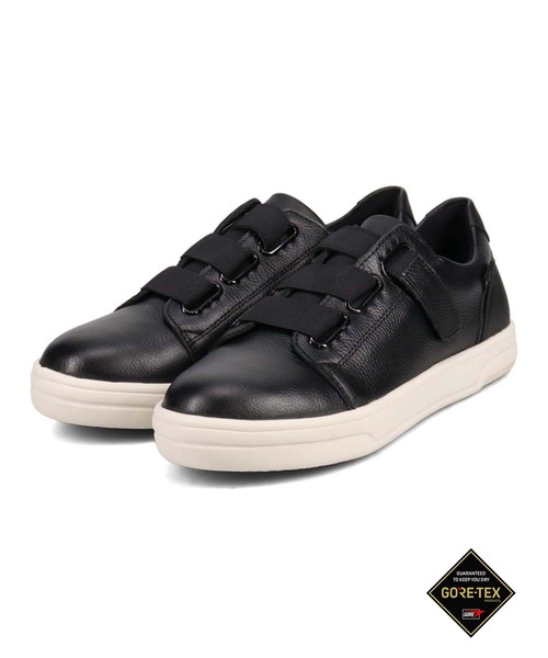 madras Walk(マドラスウォーク)の「【GORE-TEX】マドラスウォーク madras Walk より足馴染みの良い革にグレードアップ ベルテッドスニーカー MWL1027(スニーカー・レディース・グレー/ブラック/ホワイト/ベージュ・22.5cm/23cm/23.5cm/24cm/24.5cm)」の3枚目の写真